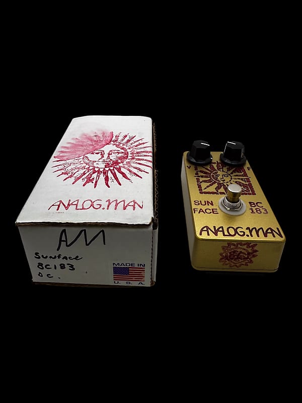 ANALOG.MAN SUN FACE BC 183 ファズ ANALOG.MAN SUNFACE BC183 FUZZ 弾く！ - YouTube