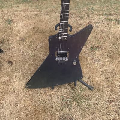 R. L. James Guitars "Monster" Model (Explorer) *BRAND NEW* 2022 Halographic Universe and Flat Black image 11