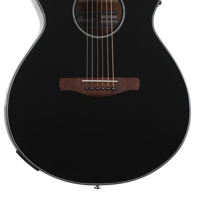 Ibanez AEG50L Left-Handed Acoustic-Electric Guitar - Black High Gloss image 1