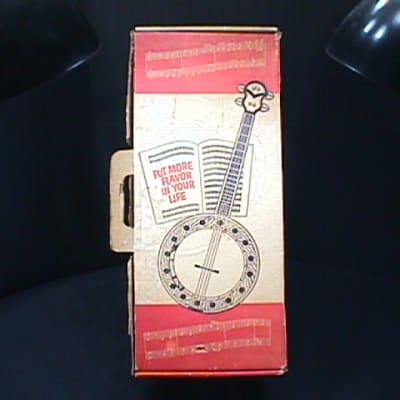 A Vintage Mastro Toy Four String Tenor Banjo in it's Original Box