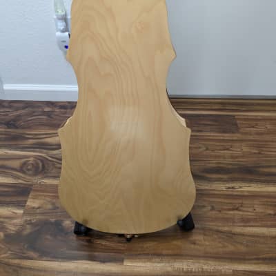 4 String 3/4 Scale  Natural Finish Electric Upright Bass image 4