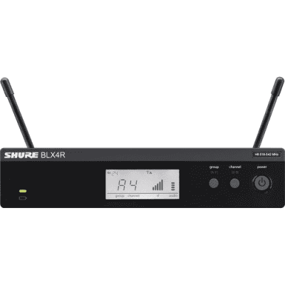 Shure BLX24R/SM58 Rackmount Wireless Handheld Microphone System with SM58 Capsule (H9) image 2