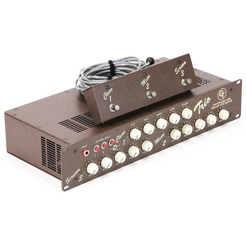 1990 Groove Tubes Trio Switchable Tube Preamp For Guitar Reverb