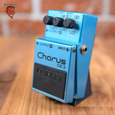 Boss CE-3 Chorus Vintage 80's Japan MIJ Black Label | Reverb