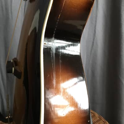Vintage German archtop jazz guitar 50s - Isana Klira - new frets image 11