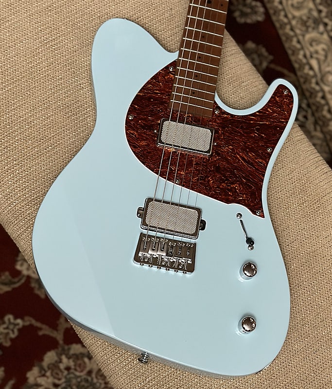 Balaguer Thicket Standard Gloss Pastel Blue Electric Guitar - with Balaguer Gig Bag image 1