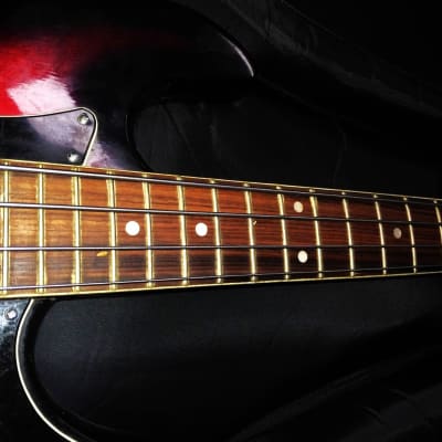 Raven 4 string Bass 1960s - Red SunBurst image 15