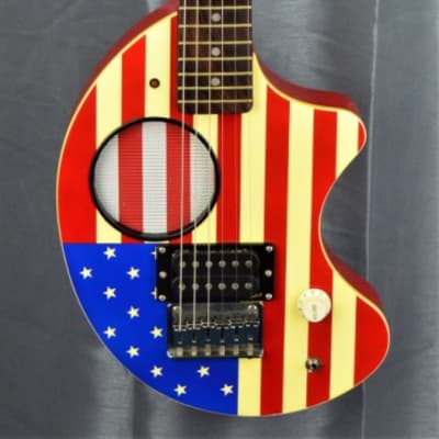 Fernandes ZO-3 mini-guitare Drapeau USA 'RARE' import japan + housse for sale