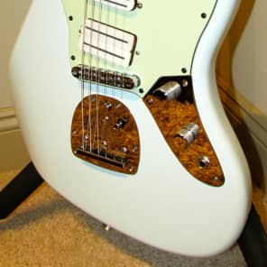 Custom Sonic Blue Fender Jaguar USA Neck Joe Barden Two Tone T/T Fat Strat Stratocaster Pawn Shop image 2