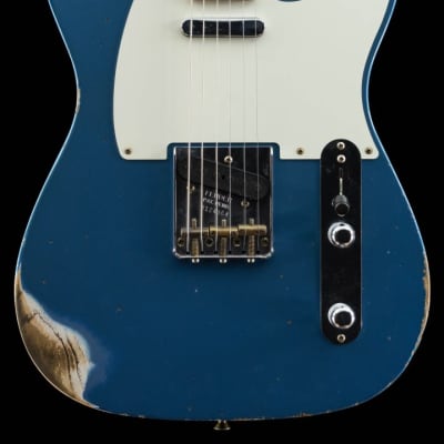 Fender Custom Shop 1952 Telecaster Relic MN Super Faded Lake Placid Blue image 6