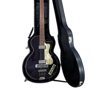 Hofner Contemporary Club Bass with Case - Black | Reverb