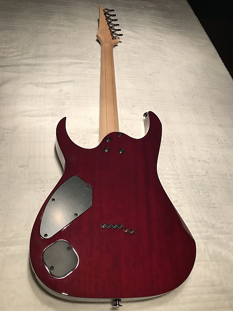 Ibanez Prestige RG652MQFXS 2017 Dark Red Doom Burst | Reverb