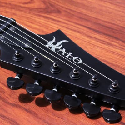 Halo Guitars Merus 6 String Bare Knuckle True Grit Humbuckers Hannes Bridge Swamp Ash Body Red image 5