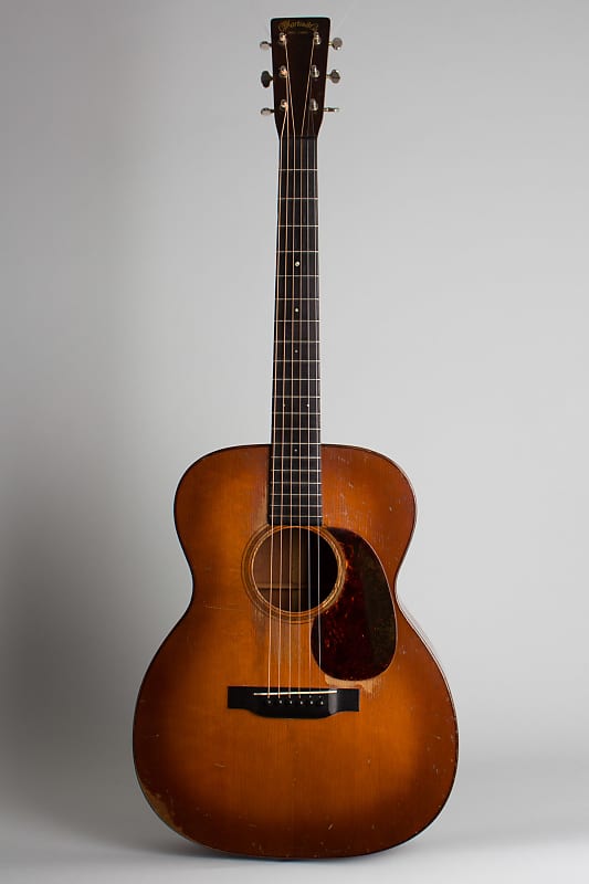 C. F. Martin  OM-18 Shade Top Flat Top Acoustic Guitar (1932), ser. #50261, original black hard shell case. image 1