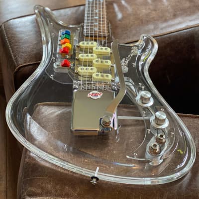 Very Rare 1990's Japanese Teisco Spectrum 5 Acrylic with OHSC. 100