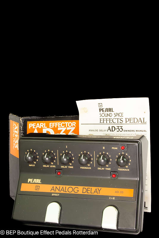 Pearl AD-33 Analog Delay early 80's MN3005 BBD s/n 855103