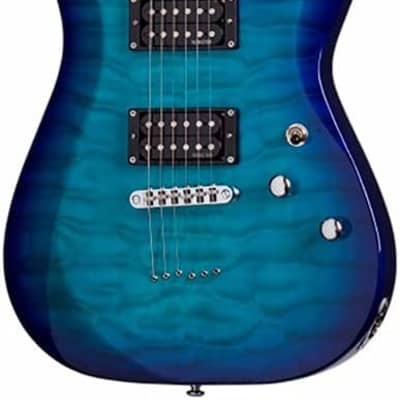 Schecter 443 C-6 Plus Solid-Body Electric Guitar, OBB image 1
