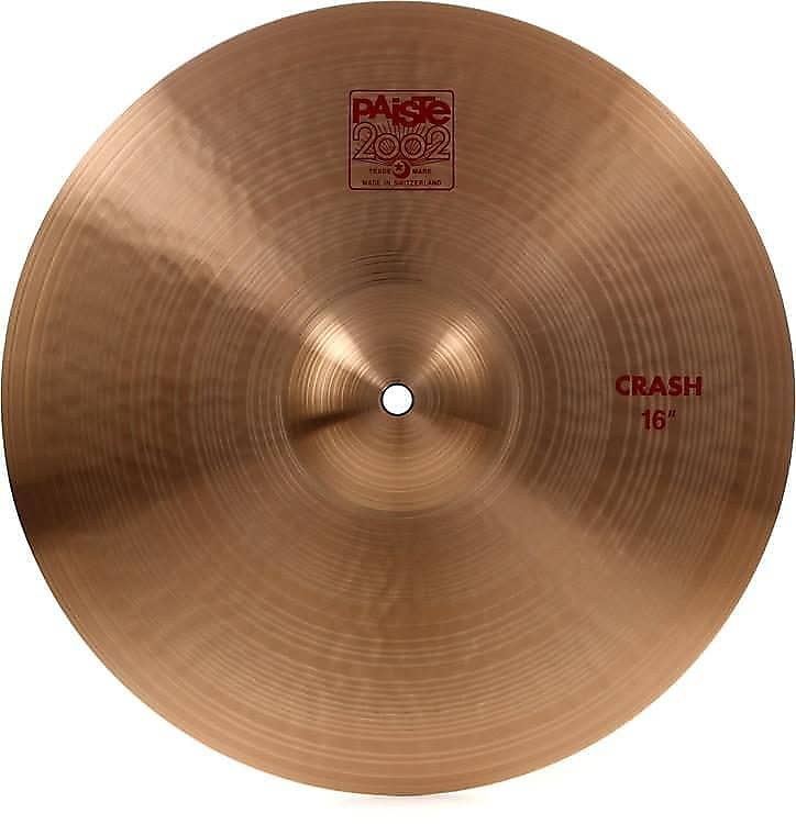 Paiste 2002 Clash 18 黒ロゴ Paiste 18