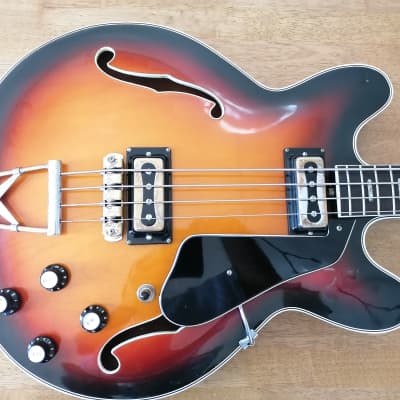 RARE 1965 Crucianelli 335 Elite Bass Made in ITALY Vintage @ fender hoyer Gibson Coronado veritine rivoli eb Hofner vox cougar 5001 Viking Hagström image 2