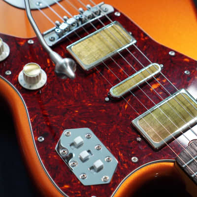 Shelton Guitars Galaxy Flite III Solar Orange image 3