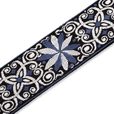 Levy's M8HT-10 2" Jacquard Weave Hootenanny 60's Style Guitar Strap image 4