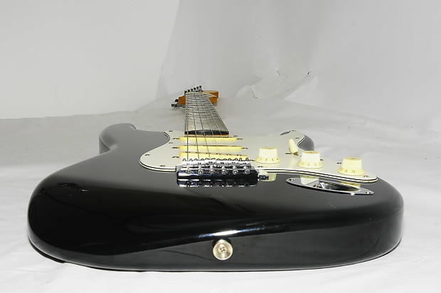 Excellent Fender Japan Black ST-362 Stratocaster Electric | Reverb