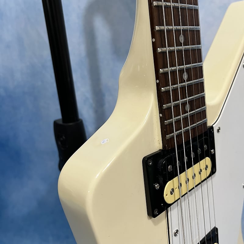 Edwards ESP Explorer E-EX 2000s White Made in Japan | Reverb