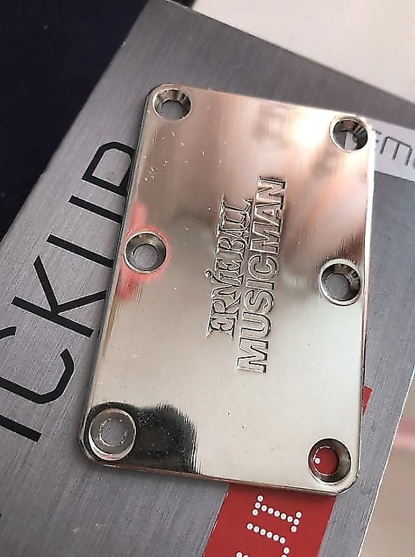 MusicMan Chrome Neck Plate Reverb