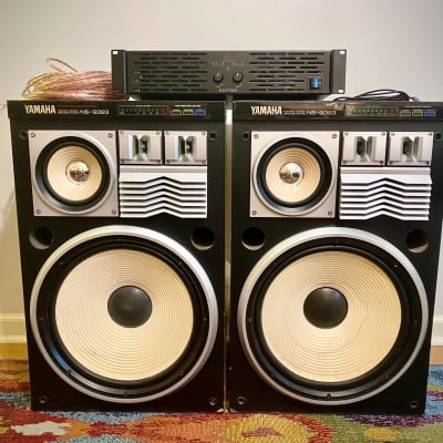 Yamaha NS-9393 with Behringer KM750 amp (from the set of
