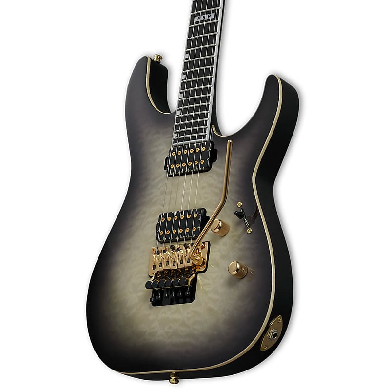 ESP E-II M-II QM Black Natural Burst | Reverb Canada