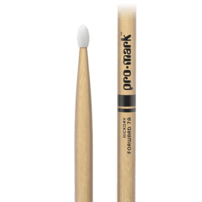 ProMark TX7AN Classic Forward 7A Hickory Drumstick, Oval Nylon Tip image 2