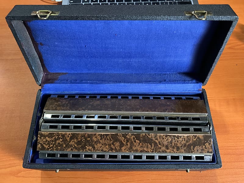 early 20th century Hohner Chromatica no. 265 Bass Harmonica