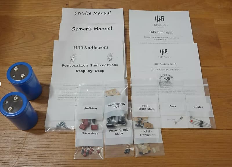 Yamaha M2 restoration kit filter capacitor repair rebuild fix  			