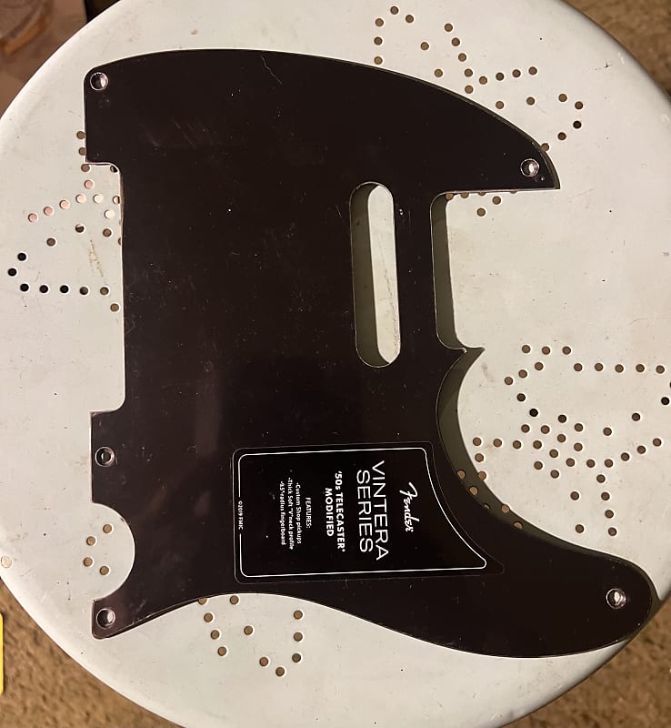 Fender Vintera 50s Telecaster Pickguard 2023 Black Reverb