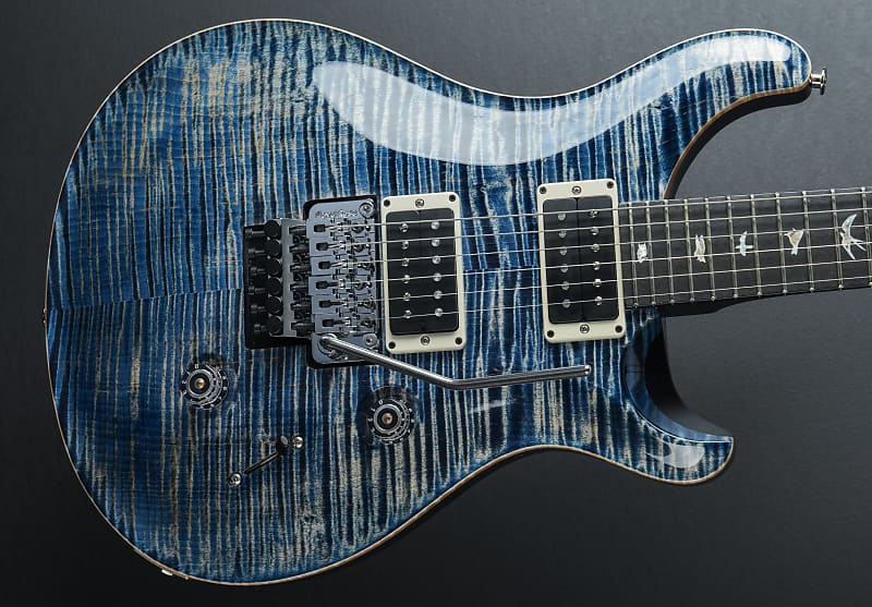 Paul Reed Smith Custom 24 "Floyd" 10 Top - Faded Whale Blue image 1