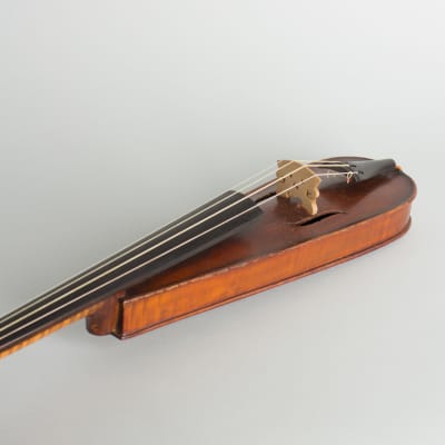 Decorative Pouchette Violin (unlabelled) ,  c. 1900, NO CASE case. image 7