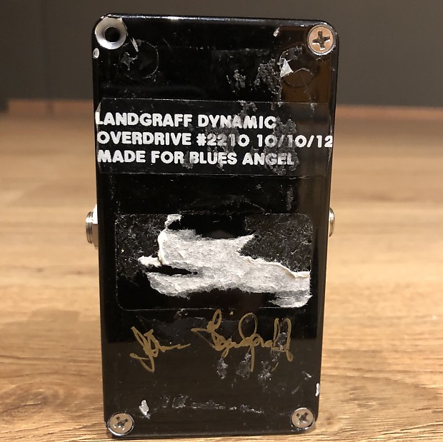 Landgraff Dynamic Overdrive Pedal 1999 - 2015 Signed by John Landgraff image 2