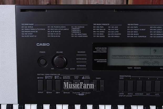 CASIO WK-220 76鍵 キーボード Casio WK-220 Keyboard 76 Keys Poly 48 Notes 600 Sounds 180