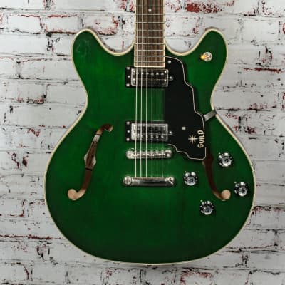 Guild - Starfire IV/ST - Semi-Hollow Body HH Electric Guitar, Emerald Green - w/OHSC - x5822 - USED for sale