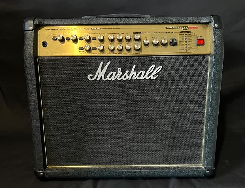 Marshall AVT100 valvestate 2000 with original pedalboard | Reverb