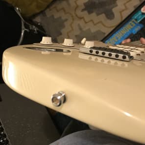 lefty Fender Stratocaster 1989 Olympic White image 4