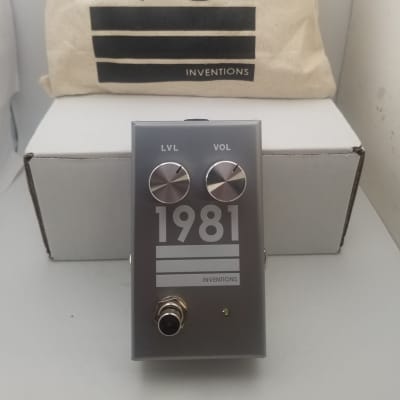 Reverb.com listing, price, conditions, and images for 1981-inventions-lvl-full-range-overdriver