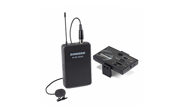 Samson SWGMMSLAV Go Mic Mobile Digital Wireless Lavalier System with LM8 Lavalier image 1