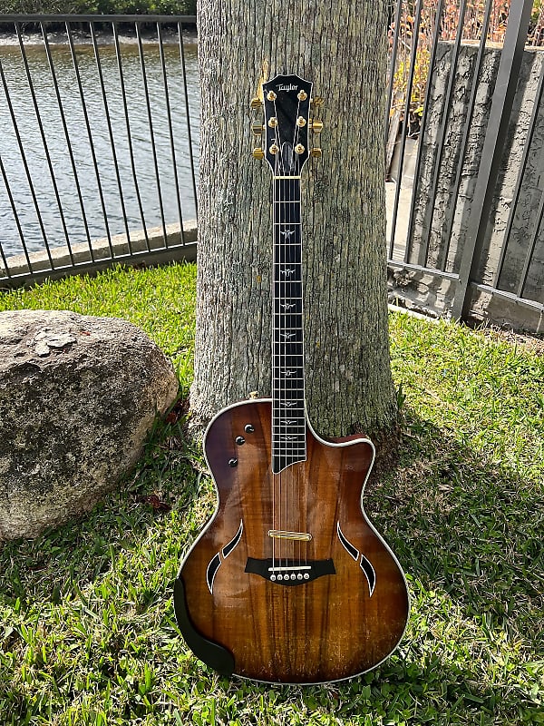 Taylor T5Z-CUSTOM-KOA Upgraded Thinline Acoustic-Electric Guitar