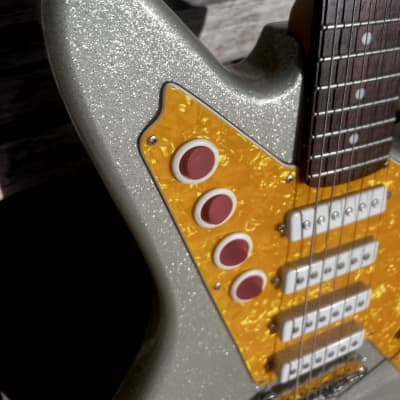 DiPinto Los Straitjackets Galaxy 4 2011 - silver sparkle image 9