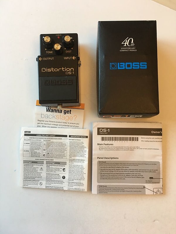 Boss Roland DS-1 Distortion 40th Anniversary Limited Edition Guitar Effect Pedal image 1