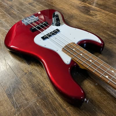 2010 Fender JB-62 LH Jazz Bass Reissue Left-Handed Candy Apple Red MIJ Japan image 6