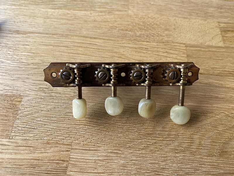 Treble Side Kluson Mandolin Tuners 1930/40s Gold Plated Reverb
