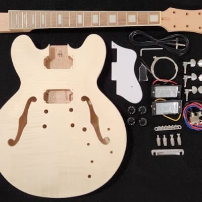 ES-335 Style Semi-Hollow Body DIY Guitar Kit by Budreau Guitars image 1
