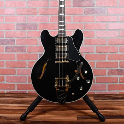 Gibson Memphis Limited Edition ES-355 Black Beauty 2019 Ebony W/OHSC/COA image 4